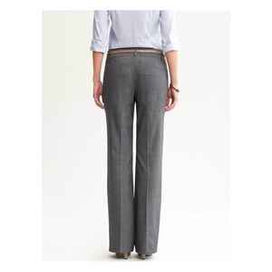 Banana Republic Grey Martin Fit Lightweight Wool Trousers